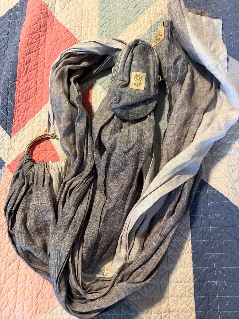 Lillebaby Gray Ring Sling Carrier